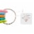 Stainless Steel Measuring Spoons on Ring Silicone Handles Set of 5 Tbsp Tsp and Metric Perspective: right
