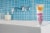 Burt's Bees Kids Natural Flavor Fluoride Free Bubble Bee Toothpaste Perspective: right