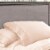 Udine 4 Piece Queen Size Microfiber Sheet Set with Crochet Lace The Urban Port, Pink Perspective: right
