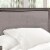 Udine 4 Piece Queen Size Microfiber Sheet Set with Crochet Lace The Urban Port, White Perspective: right