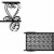Black Plant Stand  2-Tiered Indoor or Outdoor Decorative Vintage Look Wrought Iron Garden Perspective: right