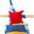 Boat Rocker Toy-Kids Ride On Soft Fabric Covered Wooden Rocking Ship-Neutral Design for Any Perspective: right