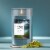Yankee Candle Medium Pillar Scented Candle with up to 115 Hour Burn Time, 14.25 oz, Bayside Cedar Perspective: right