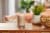 Yankee Candle® Pillar Jar Candle Vanilla Creme Brulee Perspective: right