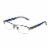 Foster Grant Ironman® Momentum Reading Glasses – Gunmetal/Blue Perspective: right