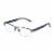 Foster Grant Ironman® Momentum Reading Glasses – Gunmetal/Blue Perspective: right