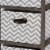 Baxton Studio Jorah Modern and Contemporary Grey and White Fabric Greywashed 4-Basket Perspective: right