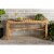 Baxton Studio Cacaban Modern Bohemian Natural Brown Rattan Accent Bench Perspective: right
