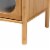 Naresh Mid-Century Modern Transitional Natural Brown Bamboo Wood 3-Drawer Storage Cabinet Perspective: right