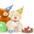 Birthday Cake-Kids Wooden Magnetic Dessert with Cutting Knife, Fruit Toppings, Chocolate and Perspective: right