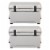 Engel 35 High Performance Durable Roto Molded Airtight Ice Cooler, Gray (2 Pack) Perspective: right