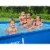 Bestway 8.5t x 5.5ft x 24in Rectangular Above Ground Pool Frame with Filter Pump Perspective: right