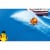 AIRHEAD 3 Triple Rider Lake Tube and Boat Tubing Booster Ball Towing System Perspective: right