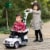 Best Ride On Cars 4-in-1 Mercedes Push Car Stroller with LED Lights, (2 Pack) Perspective: right