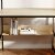 Bestier Computer Office Desk Workstation with Side Storage Shelves & Hook, Oak Perspective: right