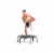 JumpSport 350f Indoor Lightweight 39-Inch Trampoline and Handle Bar Accessory Perspective: right