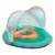 Aqua Leisure Campania Inflatable 2in1 Float, Floral & SwimSchool Baby Boat Float Perspective: right