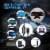 EKSA RGB USB Gaming Headset, Gray, and S100 Headphone with Microphone, Black Perspective: right