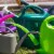 Union Products 63065 Indoor Outdoor 2 Gallon Plant Watering Can, Green (3 Pack) Perspective: right