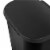 Sterilite 11.3 Gal Lift Top Lid Wastebasket Kitchen Trash Can, Black (12 Pack) Perspective: right