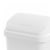 Sterilite 13 Gal Swing Top Lidded Wastebasket Kitchen Trash Can, White (4 Pack) Perspective: right
