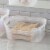 Sterilite 5.25 x 9.5 x 13 Inch Open Storage Bin w/ Carry Handles, Clear (8 Pack) Perspective: right