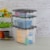 Sterilite 108 Qt Clear Stacker Storage Container Tote w/ Latching Lid, 12 Pack Perspective: right