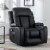 JOMEED PU Heated Leather Massage Rocking Recliner Chair with 360 Degree Swivel Perspective: right