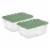 Sterilite 16 Qt Clear Plastic Storage Tote Home Organizer Bins w/Lid (24 Pack) Perspective: right