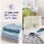 HOMZ 60 Qt Latching Lid & Easy Grip Underbed Storage Container, Clear (4 Pack) Perspective: right