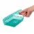 Sterilite Translucent Pencil Case School Supply Storage Box, Blue Tint (24 Pack) Perspective: right