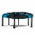 LEAPS & REBOUNDS 48 Adjustable Stability Bar with 48 Fitness Trampoline, Blue Perspective: right