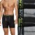 Hanes Ultimate Sport X-TEMP Performance Boxer Briefs - Black/Gray Perspective: right