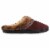 Isotoner® Women's Microsuede Ada Hoodback Slippers - Dark Chocolate Perspective: right