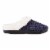 Isotoner® Women's Popcorn Chenille Hoodback Slippers - Navy Blue Perspective: right