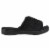 Isotoner Women's Faux Fur Laurel Slide Slippers - Black Perspective: right