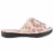 Isotoner® Women's Faux Fur Laurel Slide Slippers - Evening Sand Perspective: right