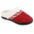 Isotoner® Women's Heathered Knit Ada Hoodback Slippers - Chili Perspective: right