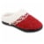 Isotoner® Women's Heathered Knit Ada Hoodback Slippers - Chili Perspective: right