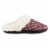 Isotoner® Women's Sweater Knit Diamond Quilted Hoodback Slippers - Henna Perspective: right