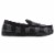 Isotoner­® Extra Extra Large Buffalo Plaid Moccasin - Black Perspective: right