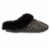 Isotoner® Samantha Sweater Knit Hoodback Slipper - Black Perspective: right