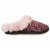 Isotoner® Samantha Sweater Knit Hoodback Slippers - Purple Perspective: right