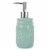Home Basics 4 Piece Dolomite Mason Jar Bath Set, Mint Perspective: right