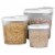 Home Basics 3 Piece Plastic Cereal Container Perspective: right