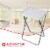 Home Basics Multi-Purpose Foldable Table, White Perspective: right