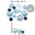 Big Dot of Happiness It's a Boy - Blue Baby Shower Supplies Banner Decor Kit - Fundle Bundle Perspective: right