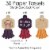 Big Dot of Happiness Friends Thanksgiving Feast 90 Links/30 Tassels Paper Chains Garland 21' Perspective: right
