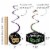 Big Dot of Happiness Mardi Gras - Masquerade Hanging Decor - Party Decor Swirls - Set of 40 Perspective: right