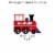 Big Dot of Happiness Railroad Party Crossing Train DIY Decor Clothespin Garland Banner 44 Pc Perspective: right